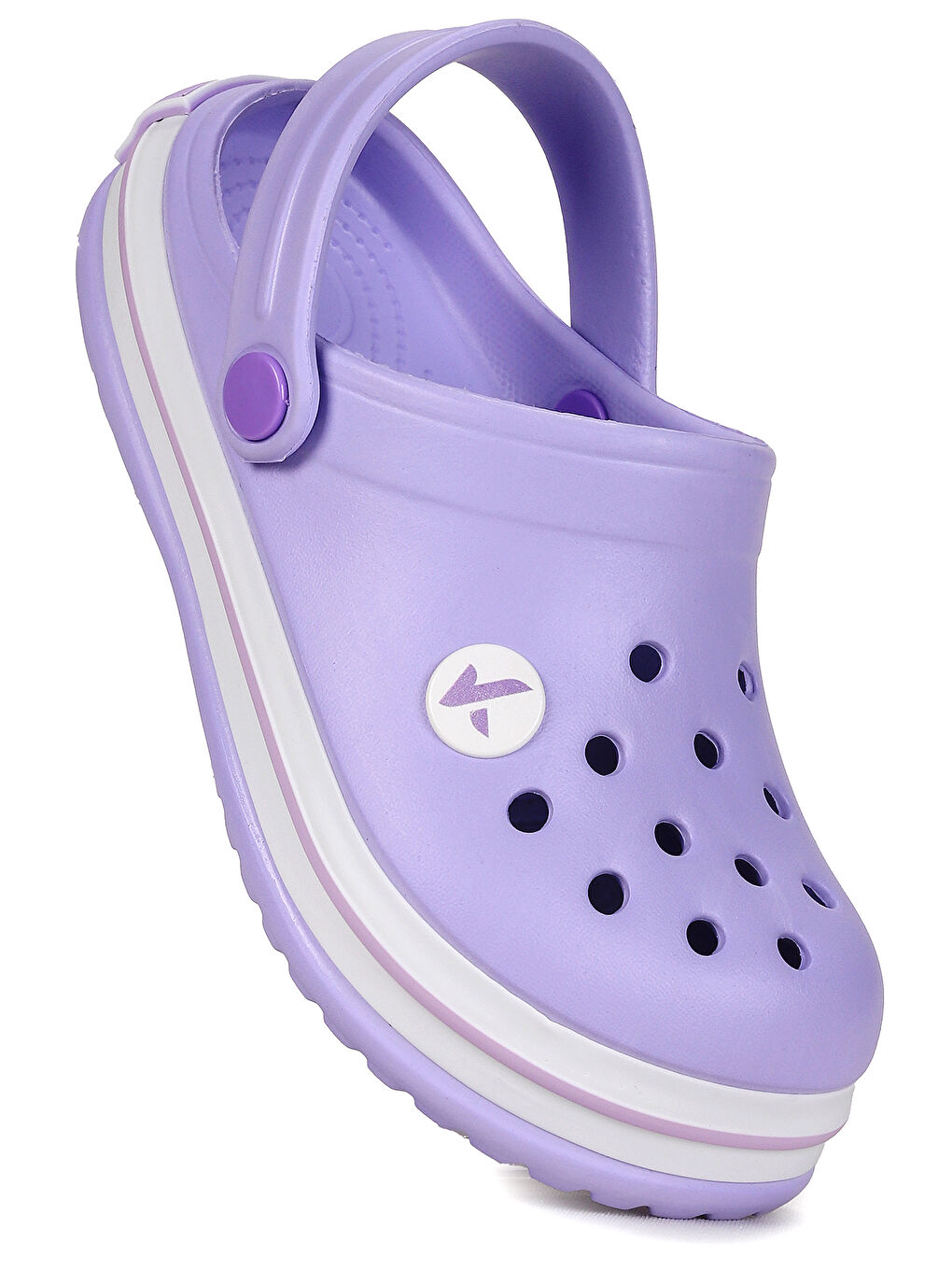 Lila Magda Eva Plaj Havuz Okul Kreş Kız Çocuk Terlik