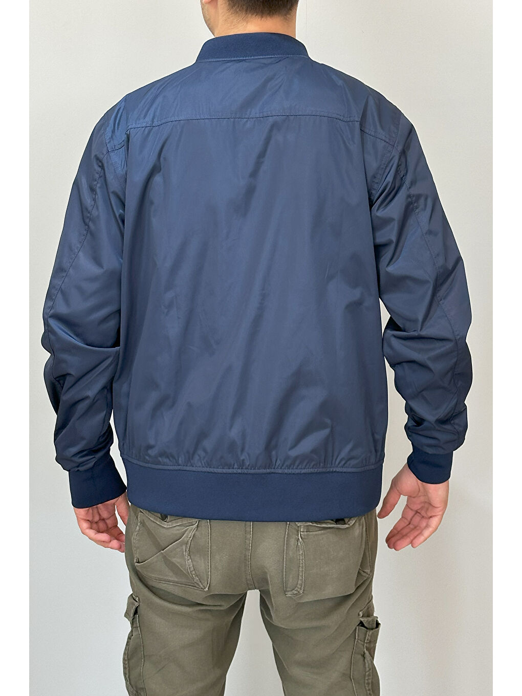 Erkek Kolej Yaka Mevsimlik Ceket Tek Üst REU-9127 Lacivert-3