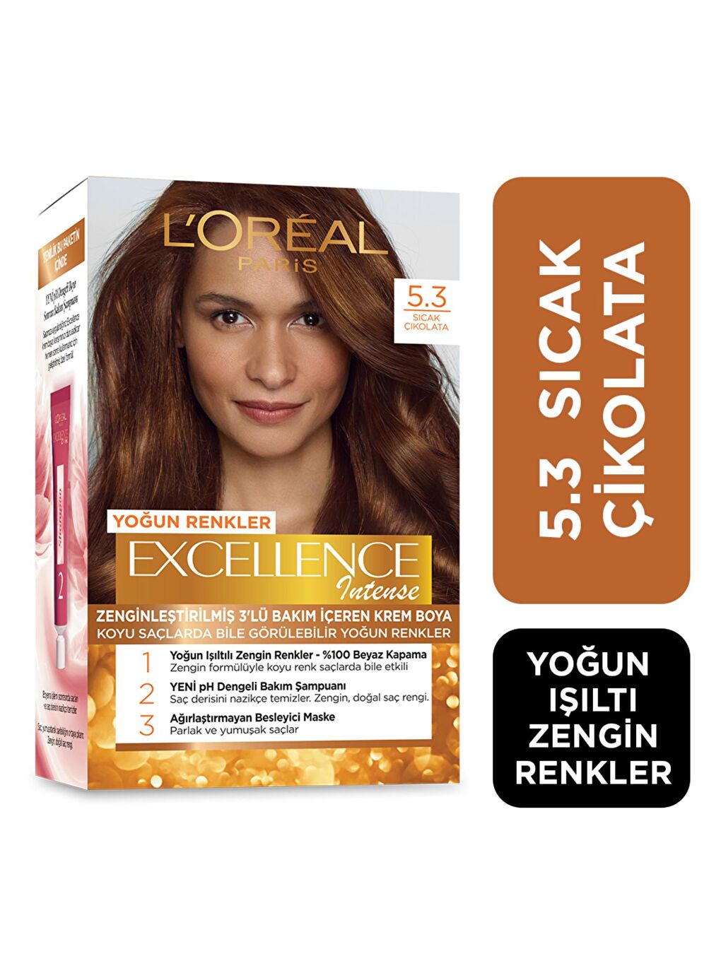 Excellence Intense Saç Boyası  5.3 Sıcak Çikolata-1