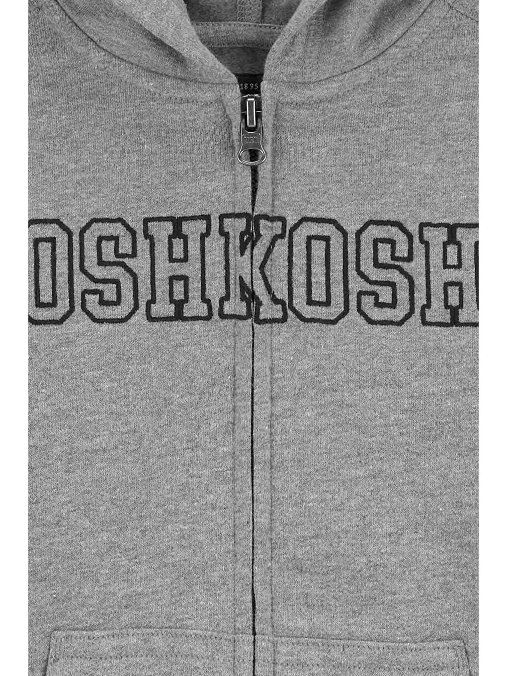 Oshkosh Gri Küçük Erkek Çocuk Sweatshirt Gri - 1