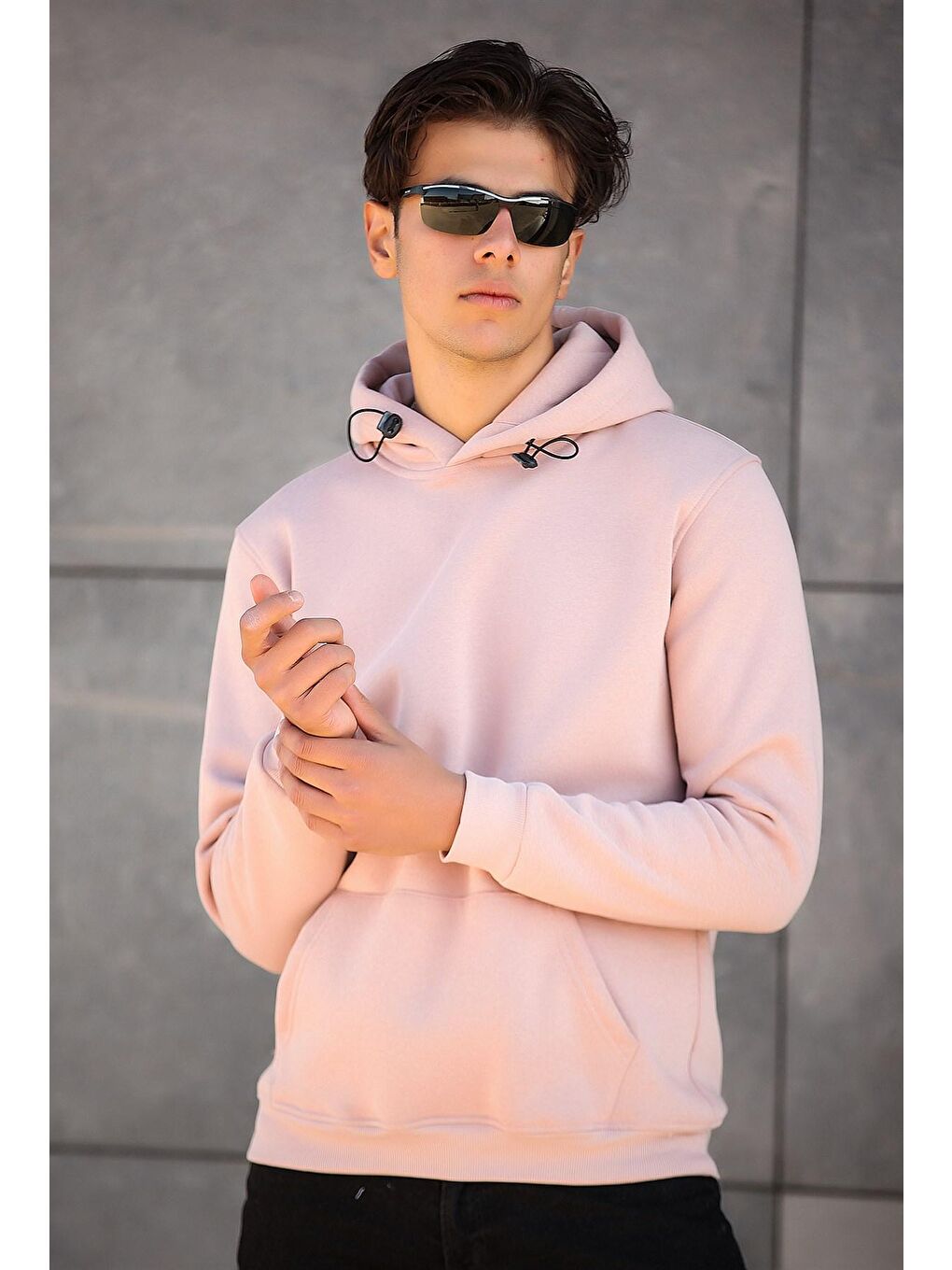 Miron Pembe Ready Nakışlı Sweatshirt Regular Fit-Pembe