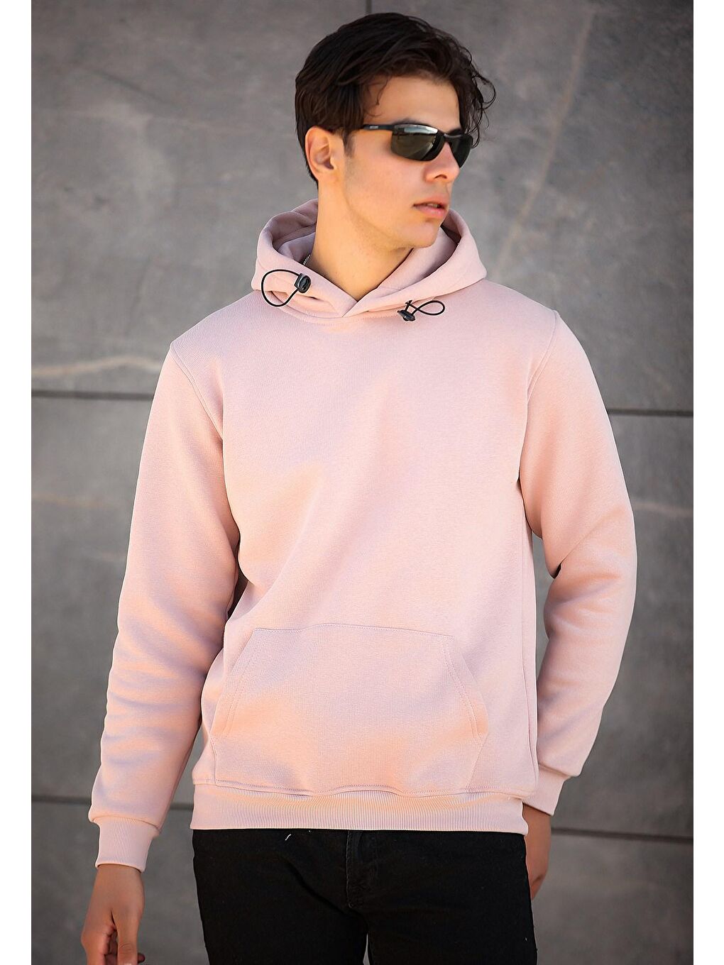 Miron Pembe Ready Nakışlı Sweatshirt Regular Fit-Pembe - 2