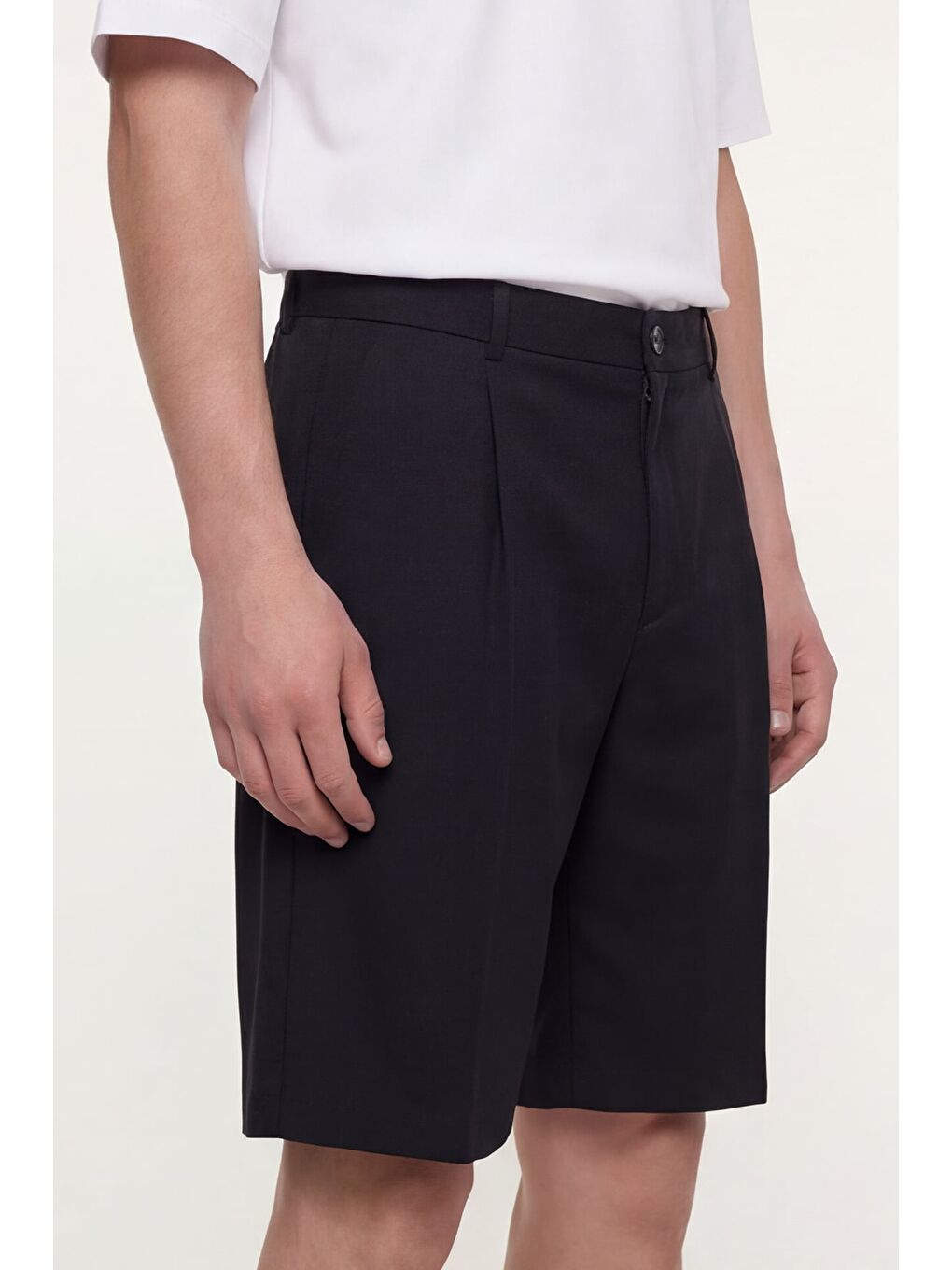 Siyah Alonzo - Erkek Şort-2