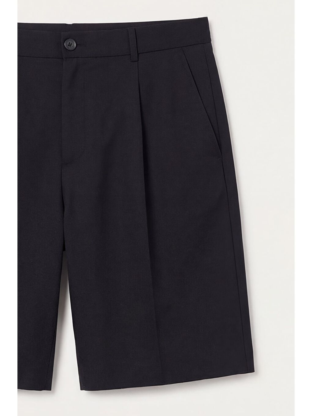 Siyah Alonzo - Erkek Şort-5