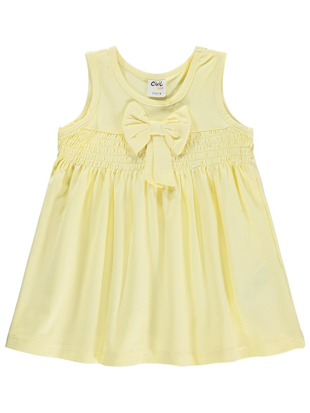 Baby Gipe - Kurdelalı 6-18 Ay Elbise - Sarı