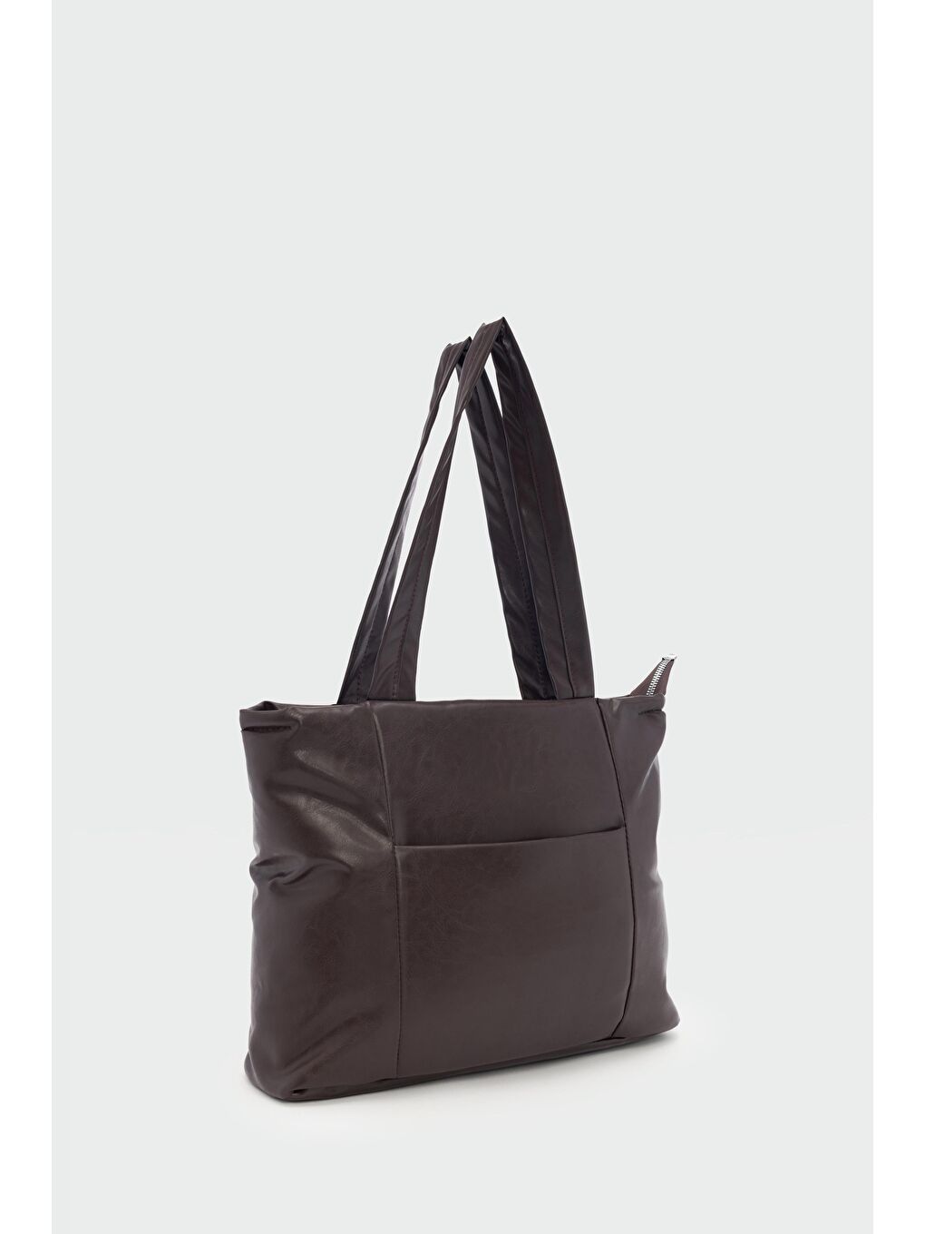 Kahverengi Morgan Deri Omuz Çantası Kahve-1