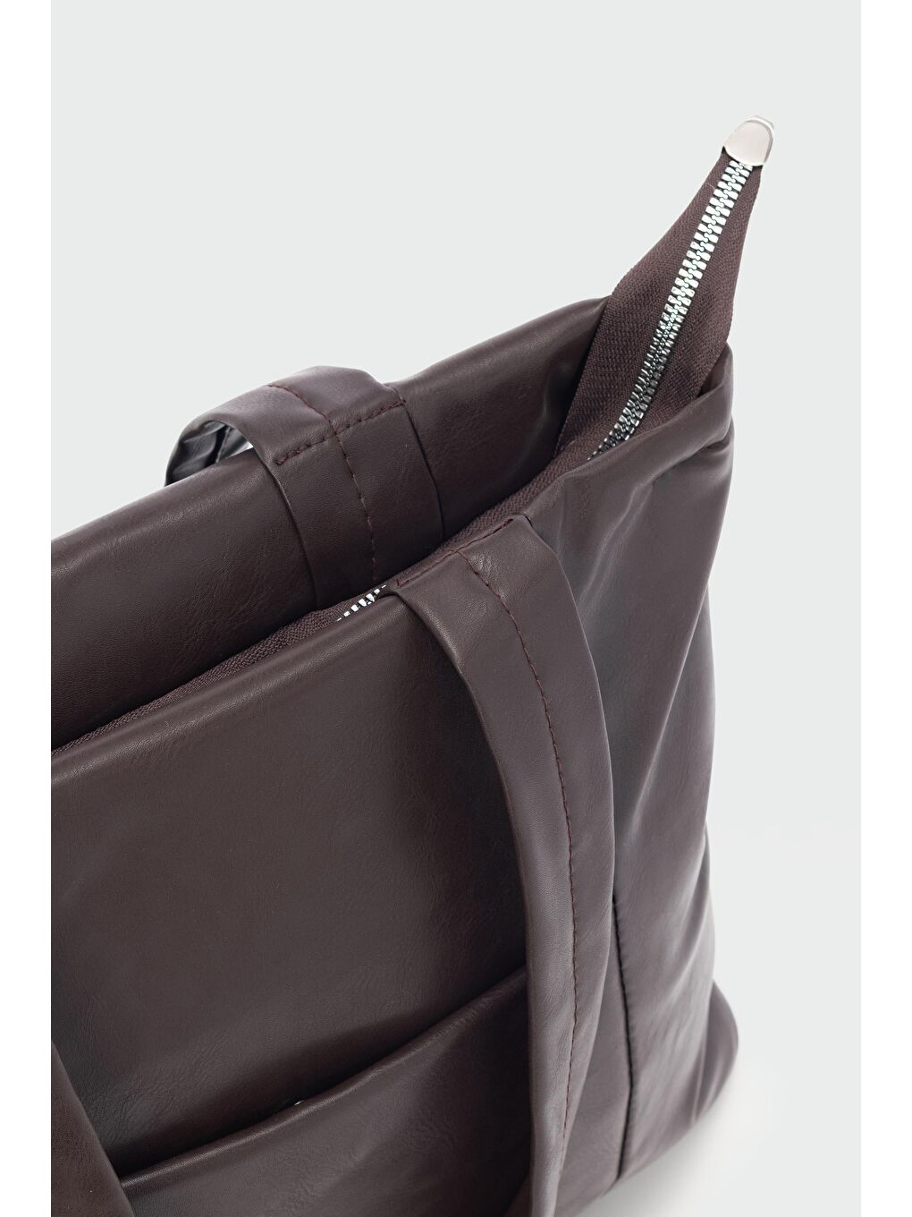 Kahverengi Morgan Deri Omuz Çantası Kahve-2