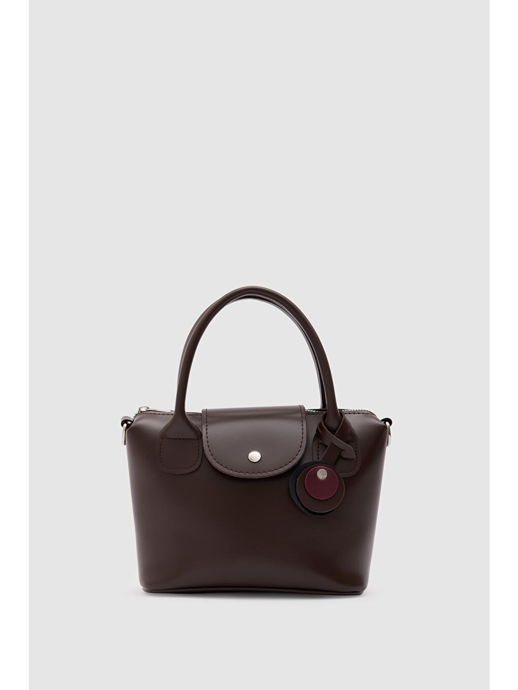 Kahverengi Bondi Kapaklı Çapraz Çanta Kahve