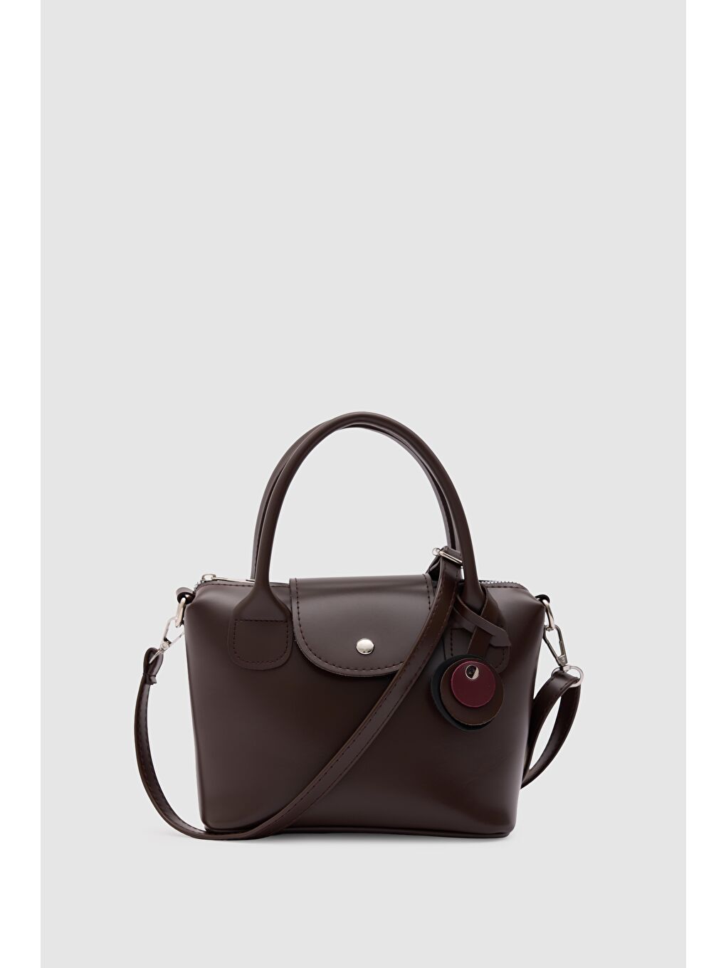 Kahverengi Bondi Kapaklı Çapraz Çanta Kahve-1