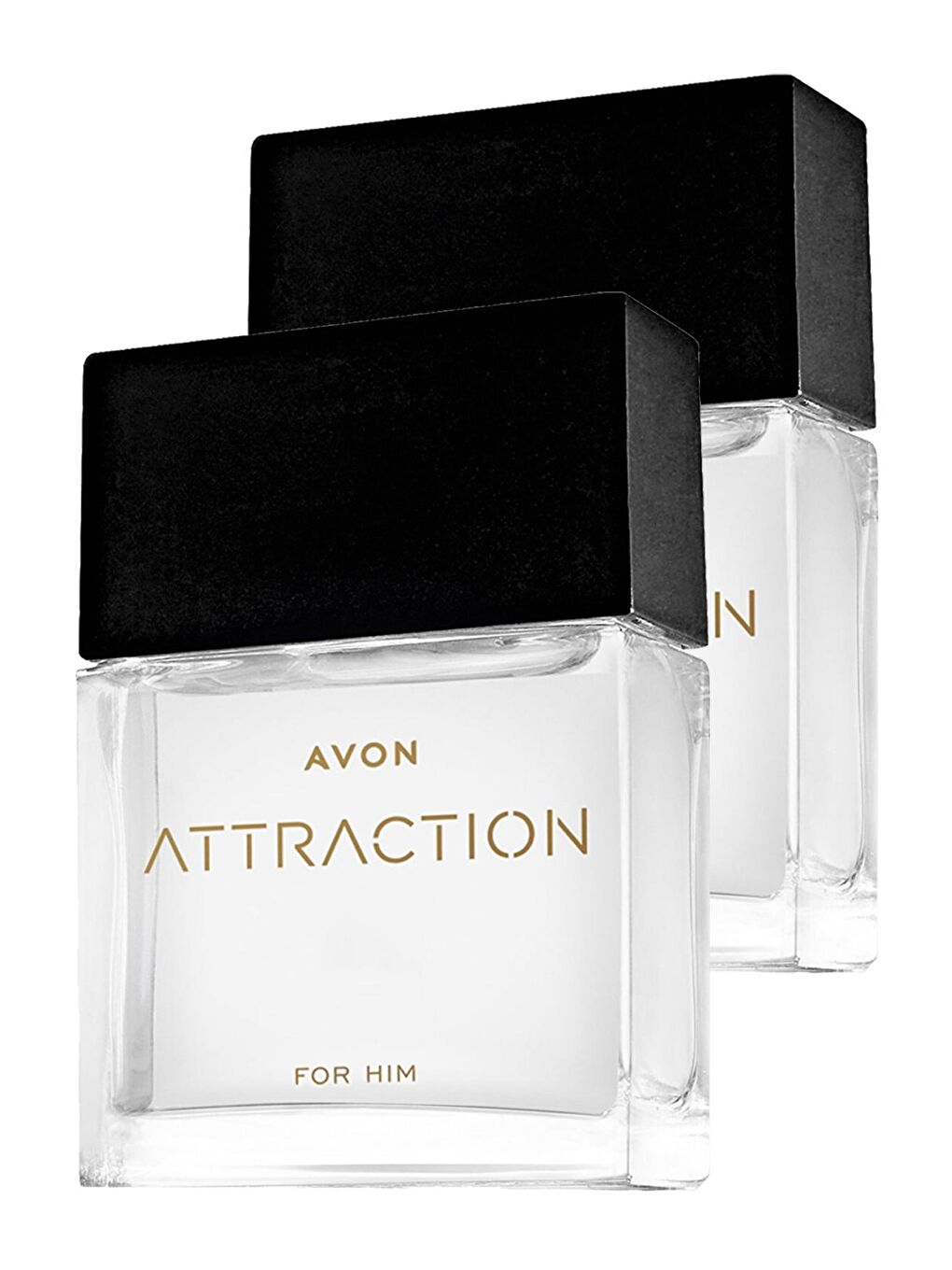 AVON Renksiz Attraction Erkek Parfüm Edt 30 Ml. İkili Set