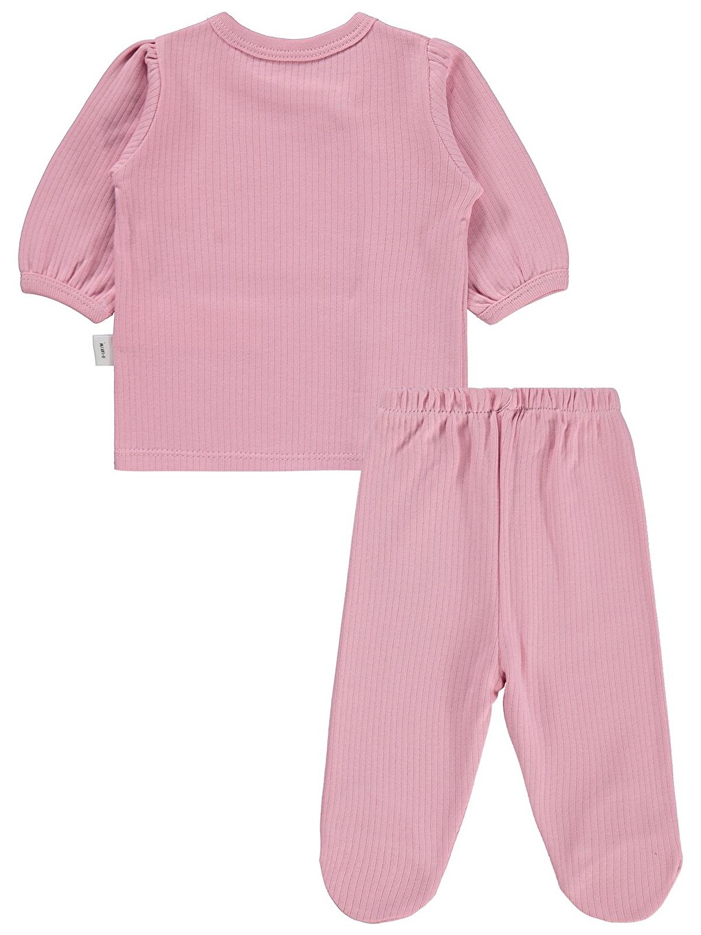 Baby Baskılı Zıbın Takımları - Pembe-1