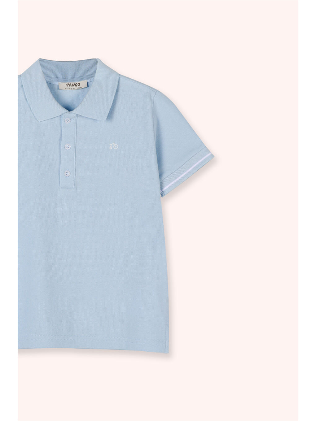 Mavi Erkek Çocuk Polo T-Shirt Somon-2