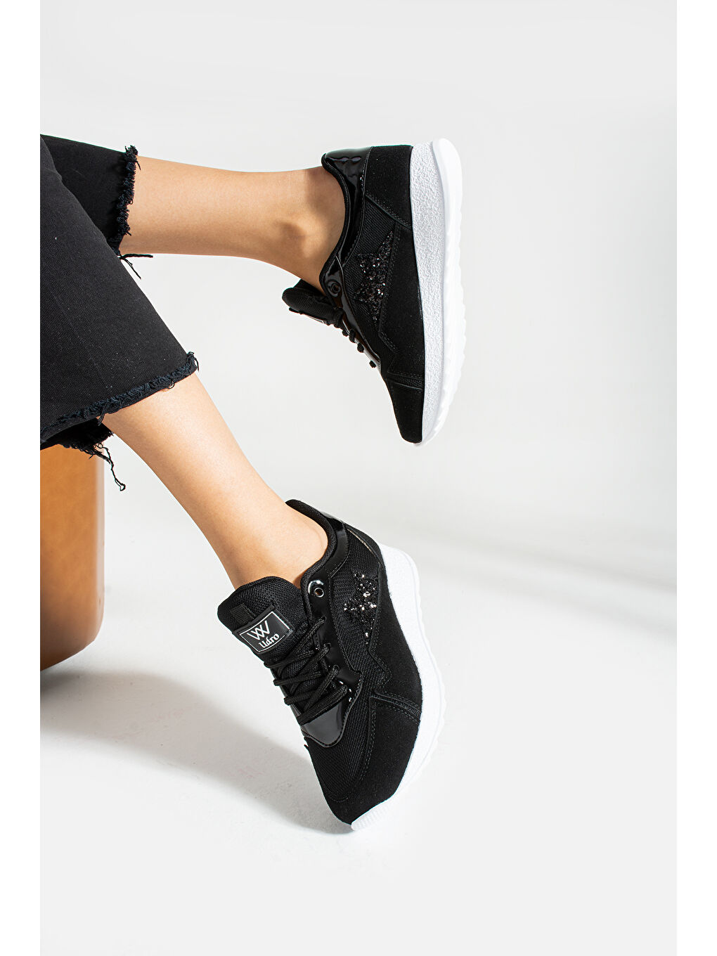 Siyah KADIN SPOR AYAKKABI-2