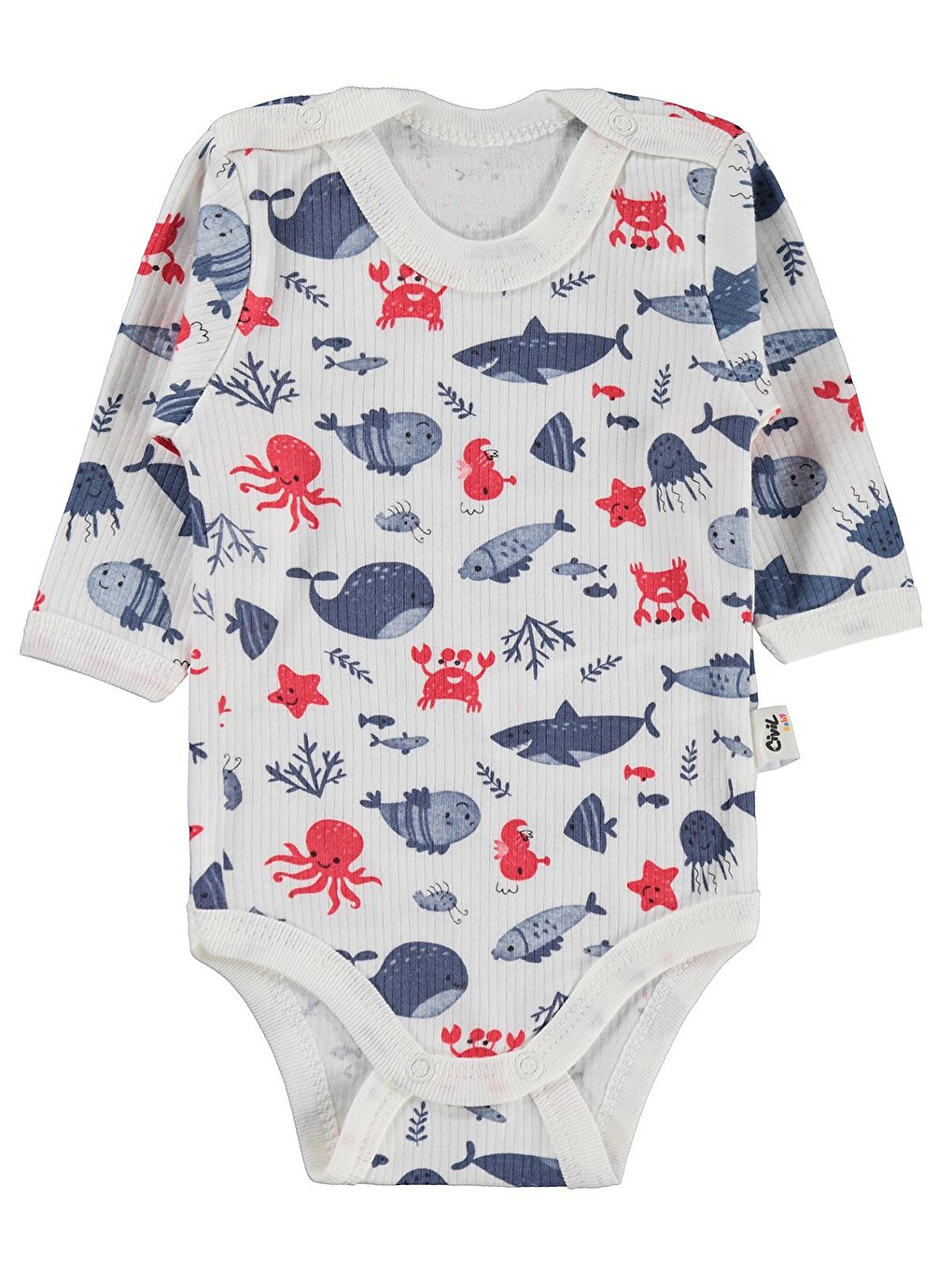 Baby Balina Empirme 1-36 Ay Çıtçıtlı Badi - Ekru