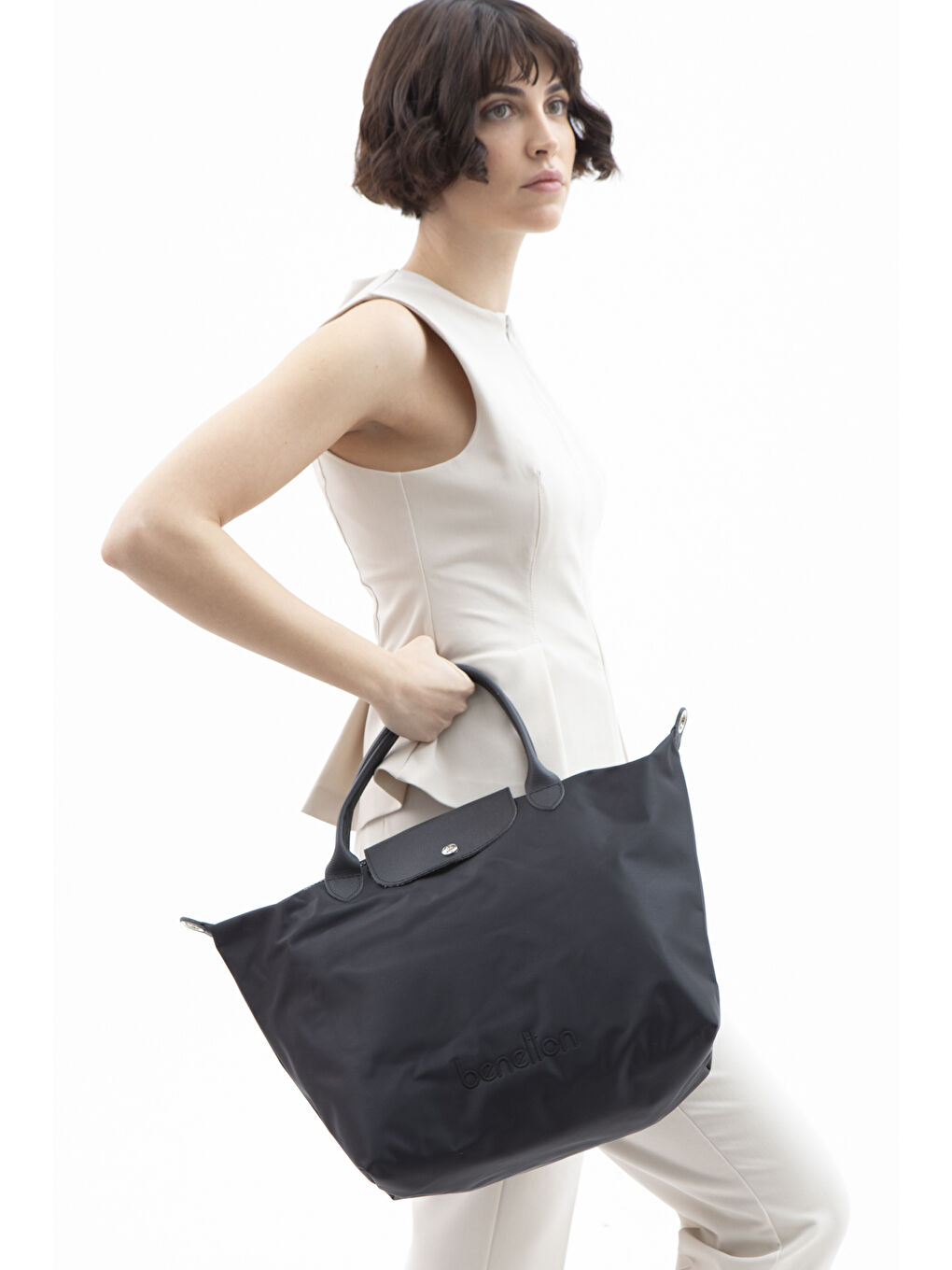 Kadın Siyah El Çantası BNT1356-1