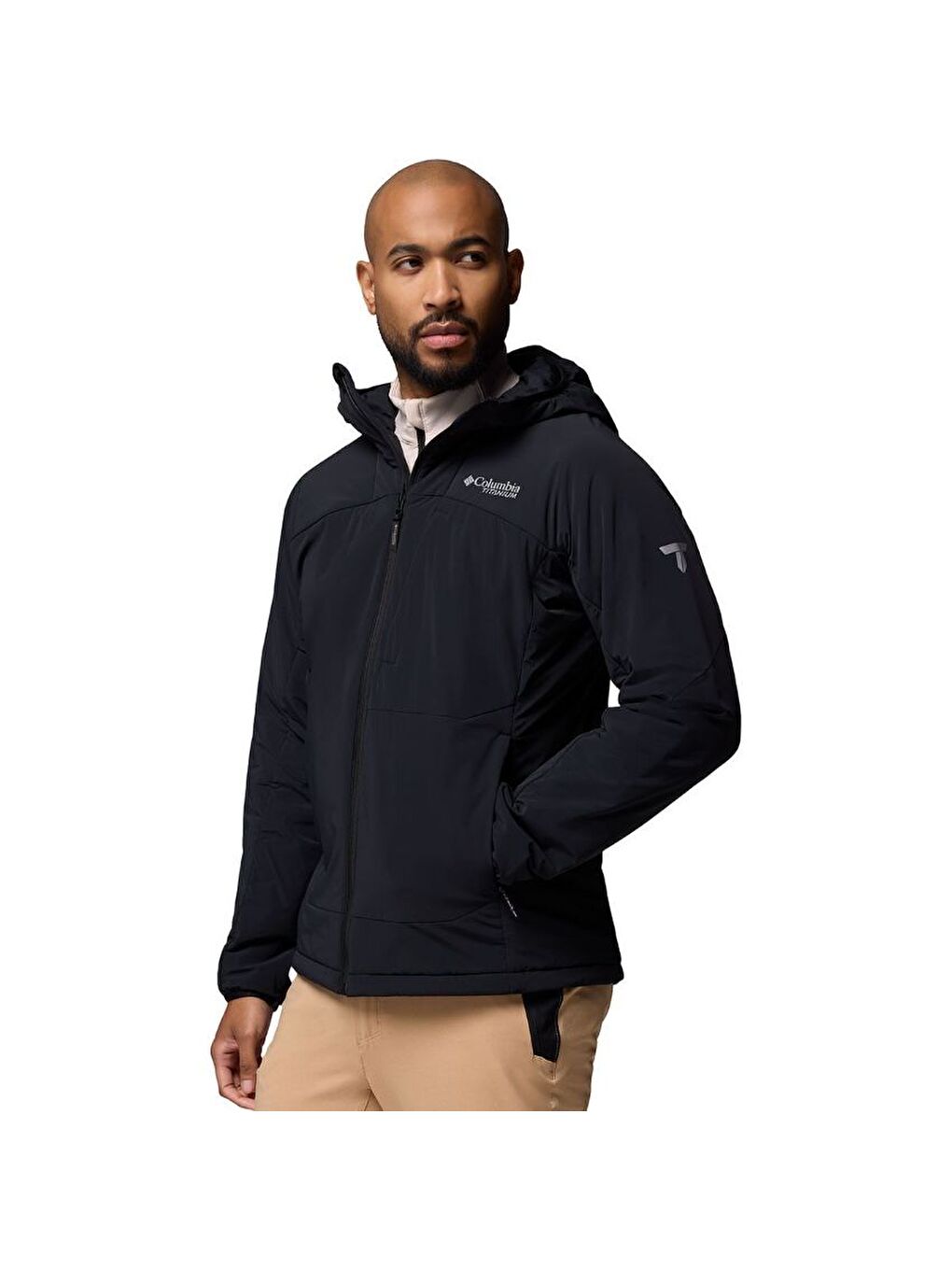 Columbai Silver Leaf™ Lite Hooded Jacket Siyah Erkek Outdoor Mont WO0604-010