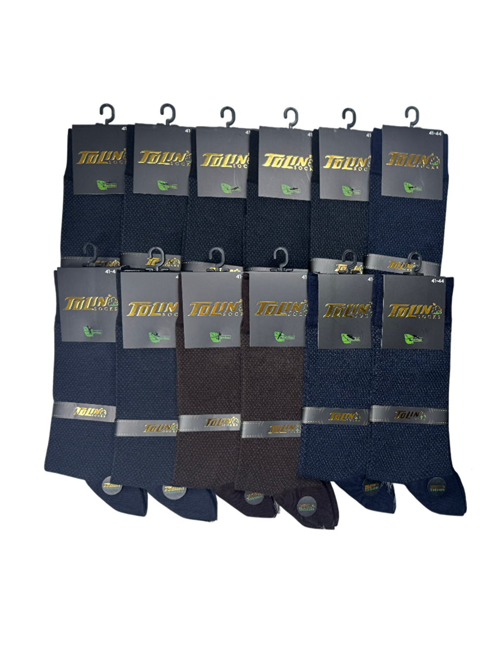 Karışık Erkek 12 li Bambu Kışlık Soket Dikişsiz Çorap Seti 14654