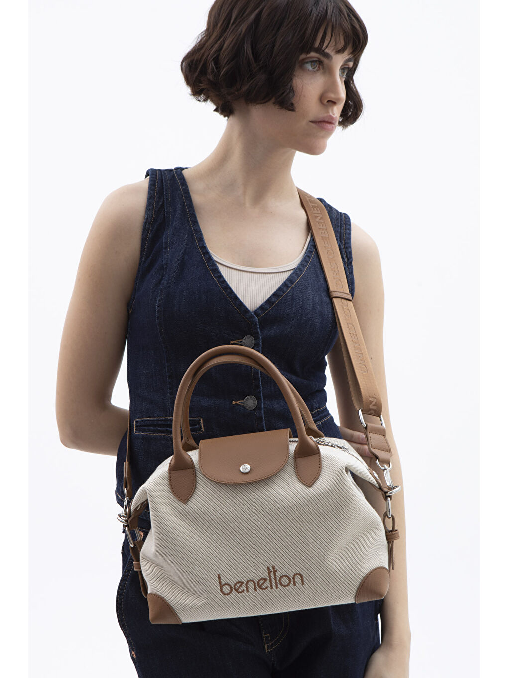 Kahverengi Kadın Camel Kol Çantası BNT1624-1