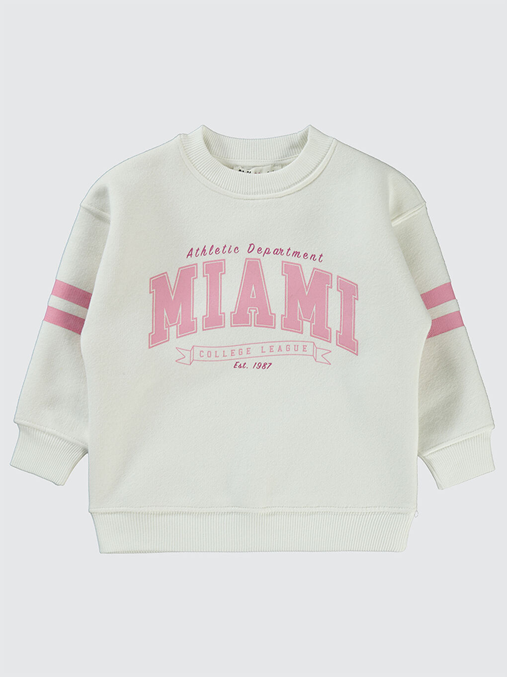 Civil Girls Kız Çocuk Sweatshirt 2-5 Yaş Beyaz