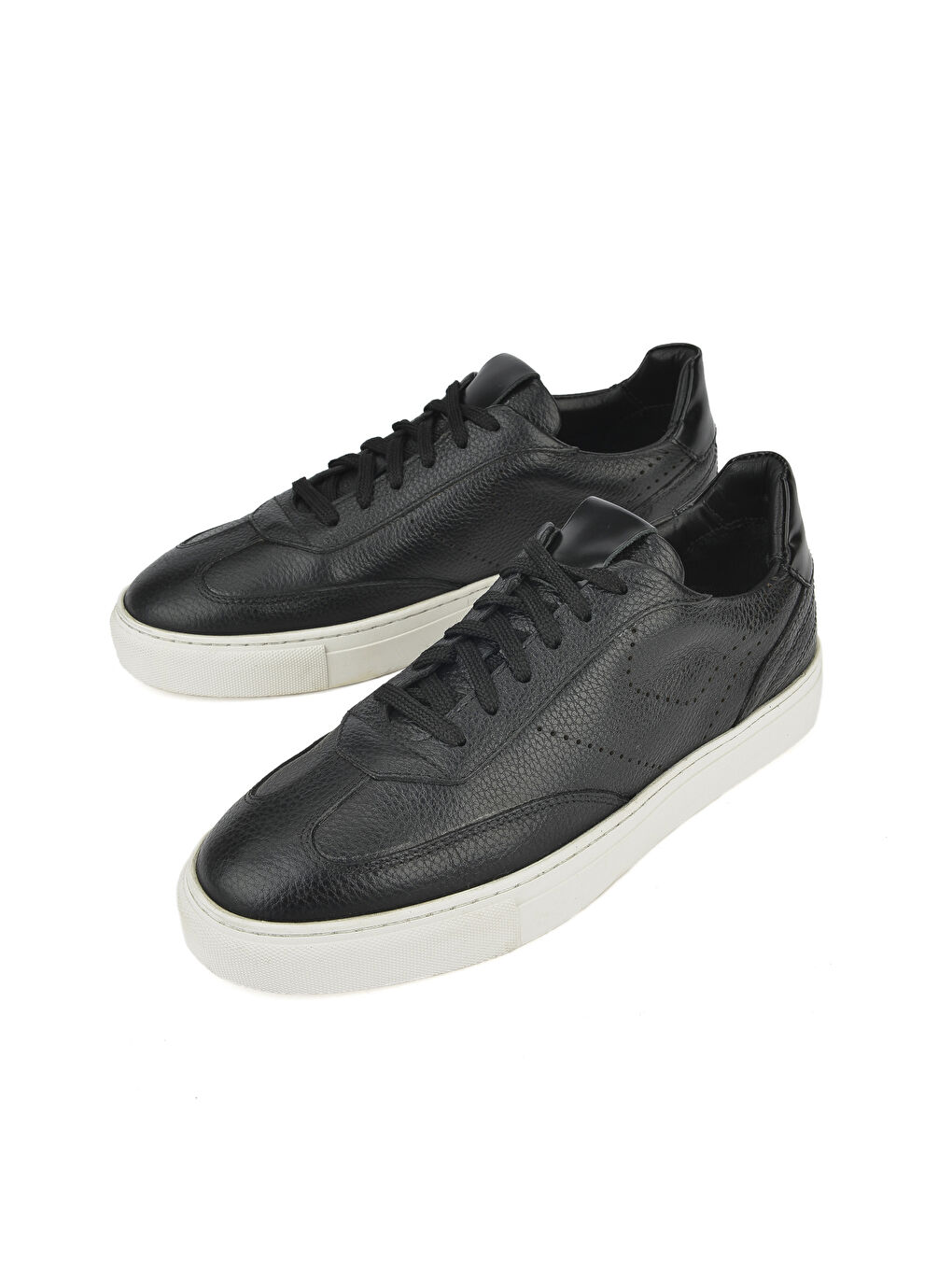 Erkek Hakiki Deri Sneaker 1431026ZH87 Siyah