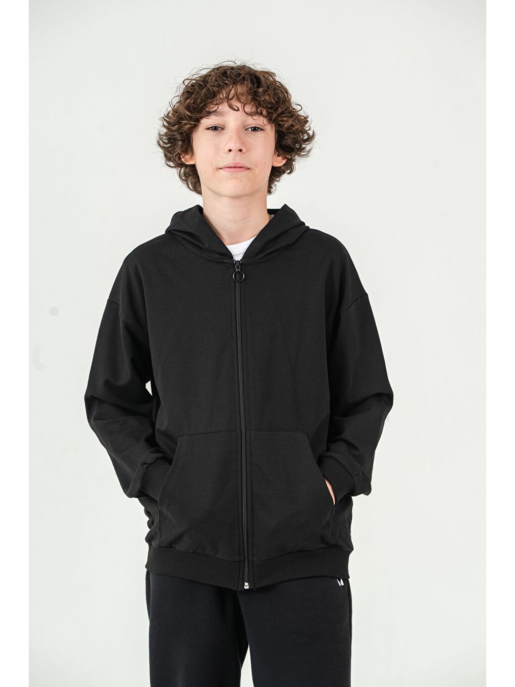 Siyah Basic Erkek Çocuk Ceket