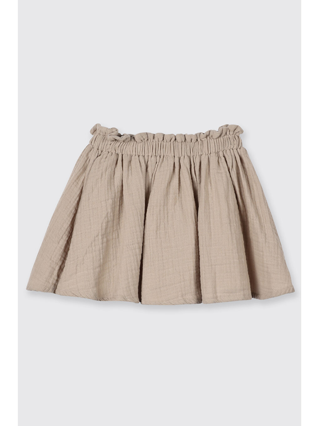 Kız Çocuk Müslin Etek Bej-1