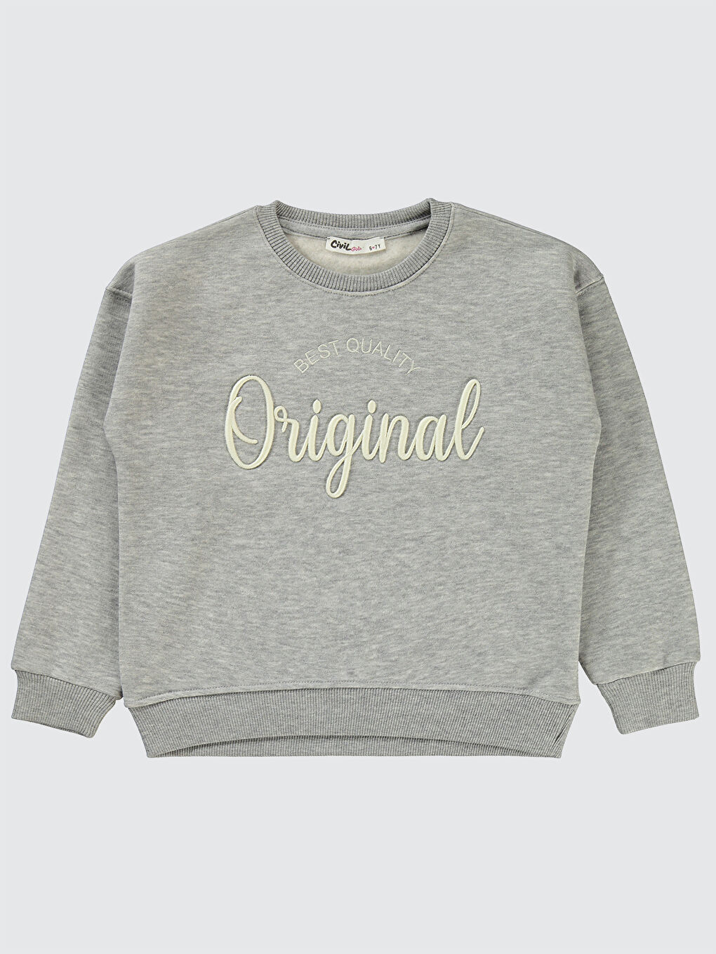 Civil Girls Kız Çocuk Sweatshirt 6-9 Yaş Grimelanj