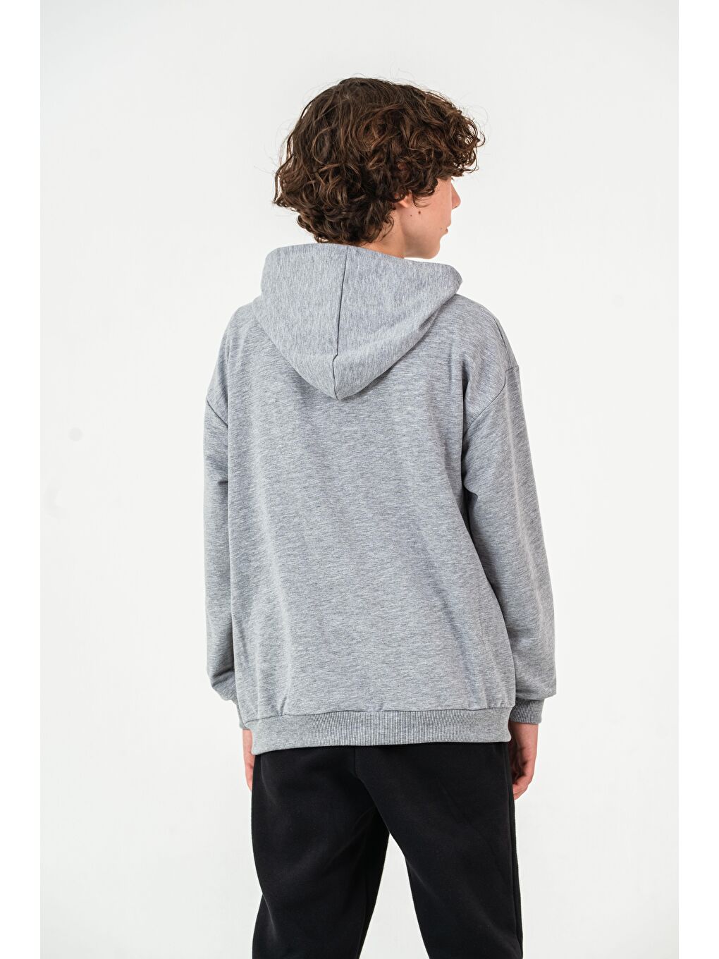 Gri Basic Erkek Çocuk Ceket-3