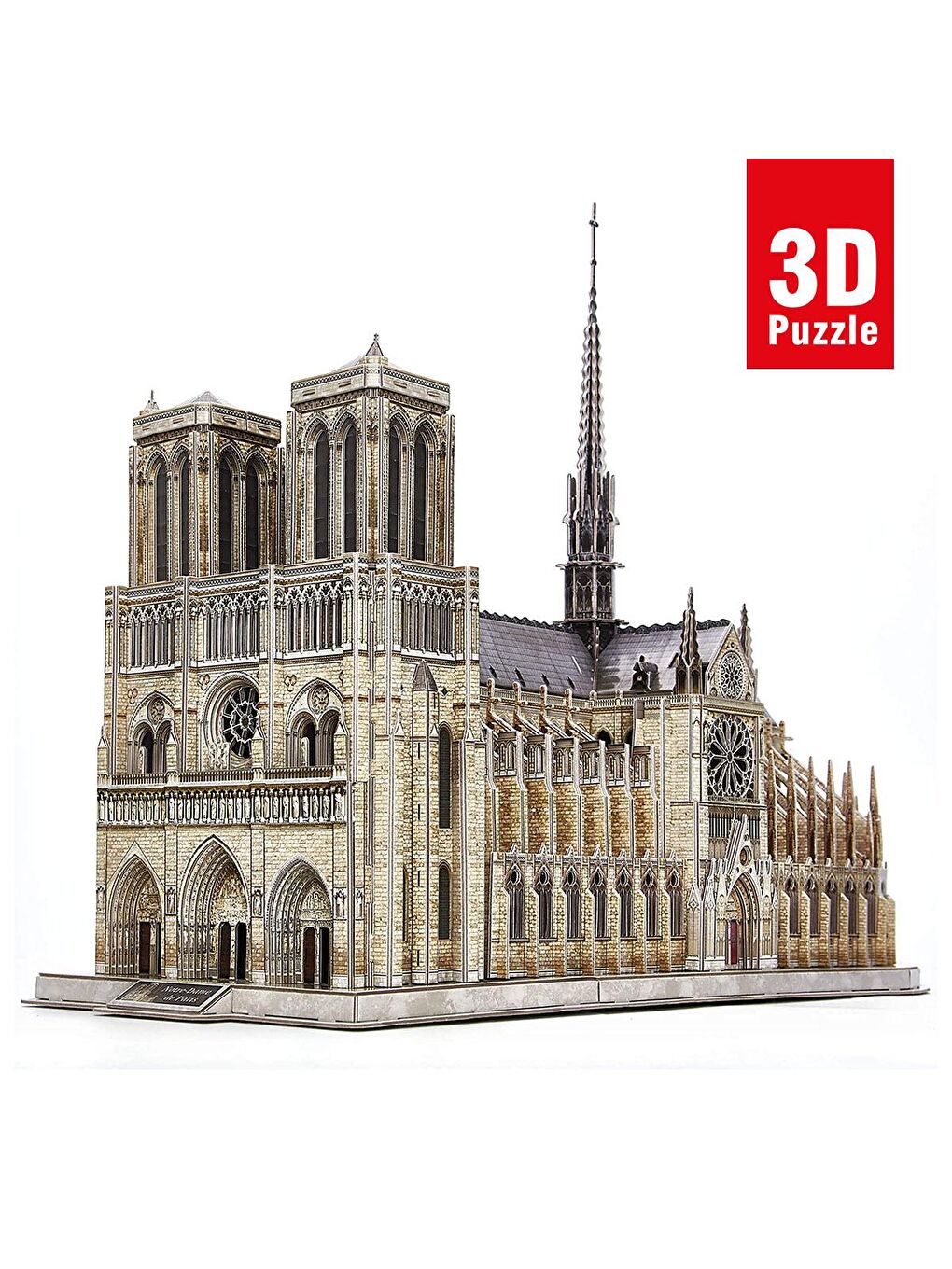 Cubic Fun Karışık 3D Puzzle Notre Dame de Paris - 1