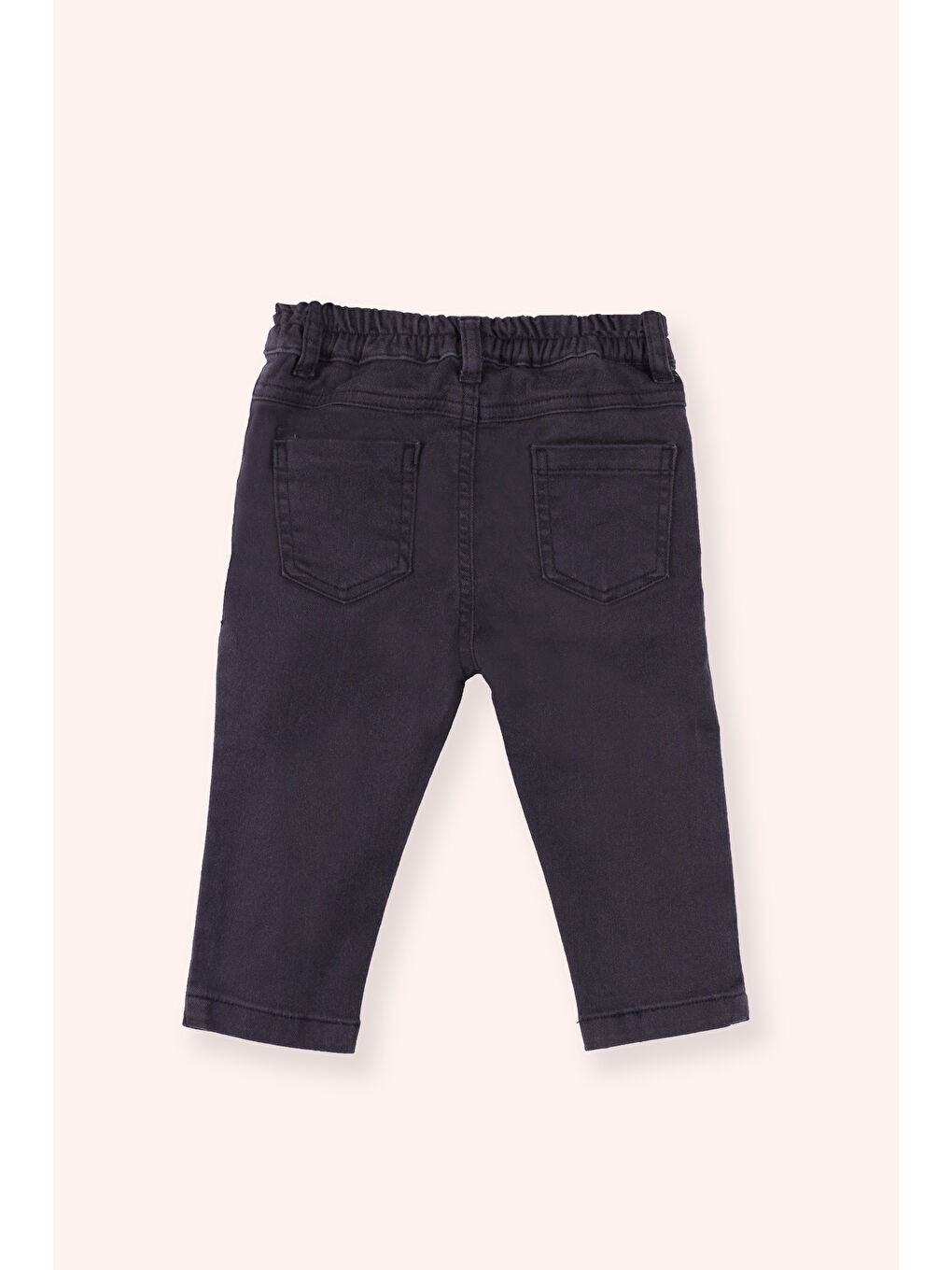 Erkek Çocuk Düğme Detaylı Pantolon Lacivert-1