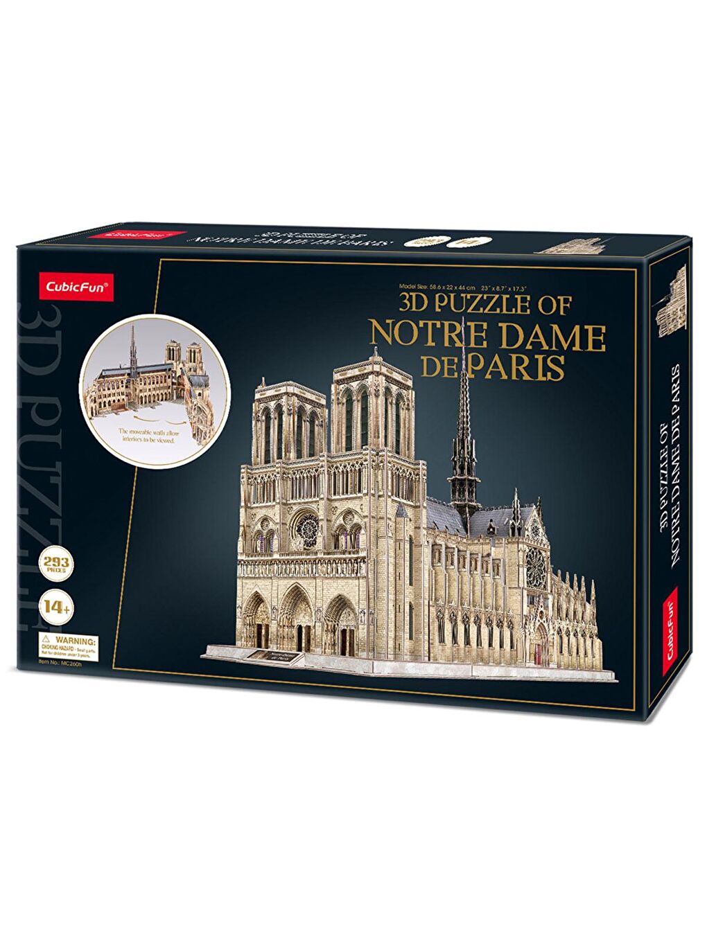 Cubic Fun Karışık 3D Puzzle Notre Dame de Paris - 3