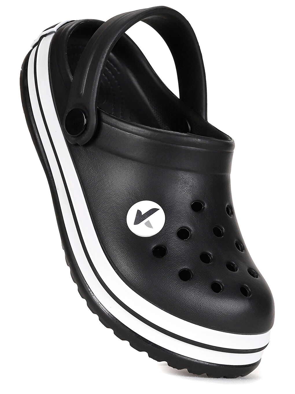 Siyah Magda Eva Plaj Havuz Okul Kreş Erkek Çocuk Terlik