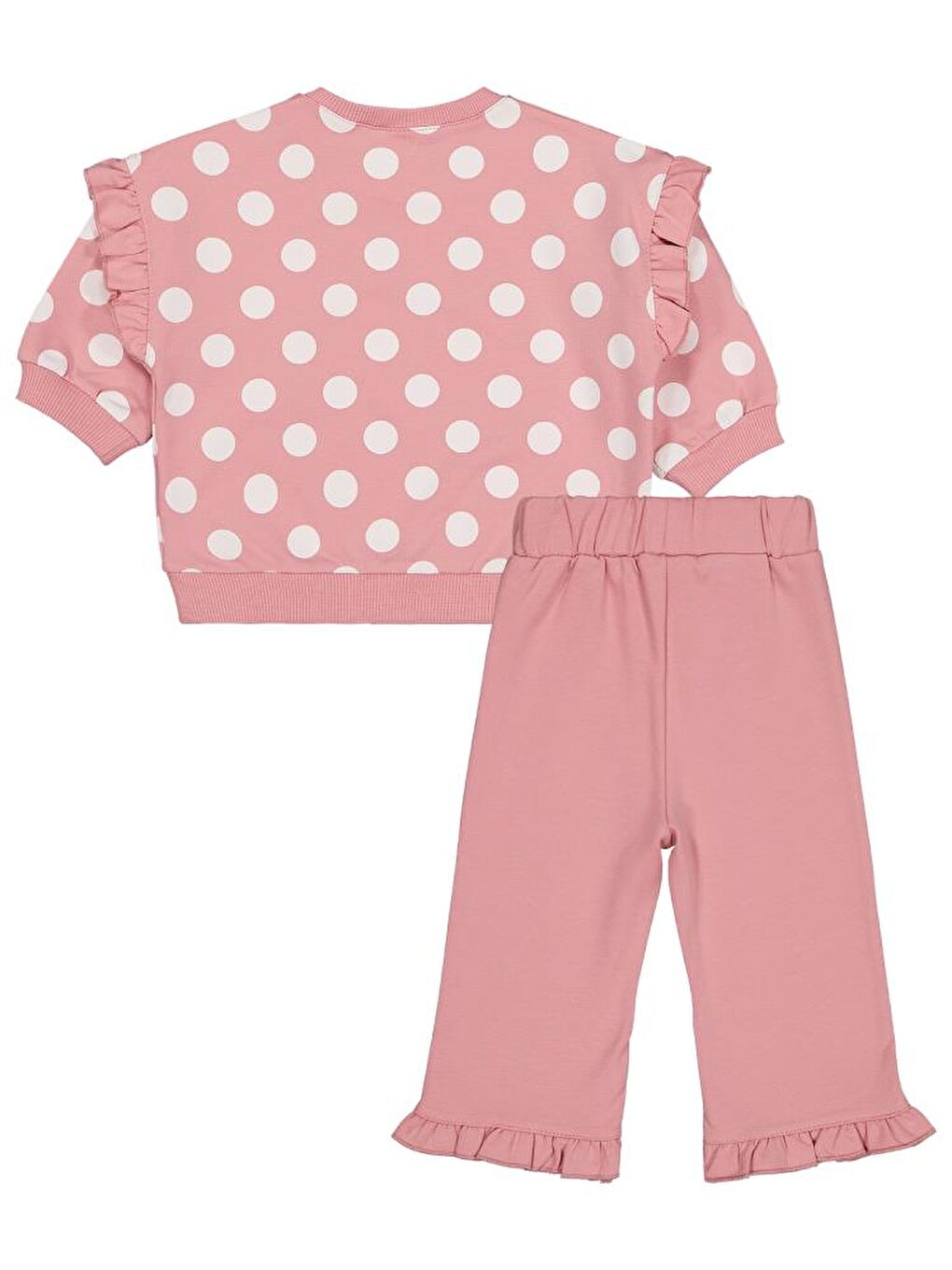 Baby Puan Empirme 6-18 Ay Takım - Pembe 9-12 Ay-2