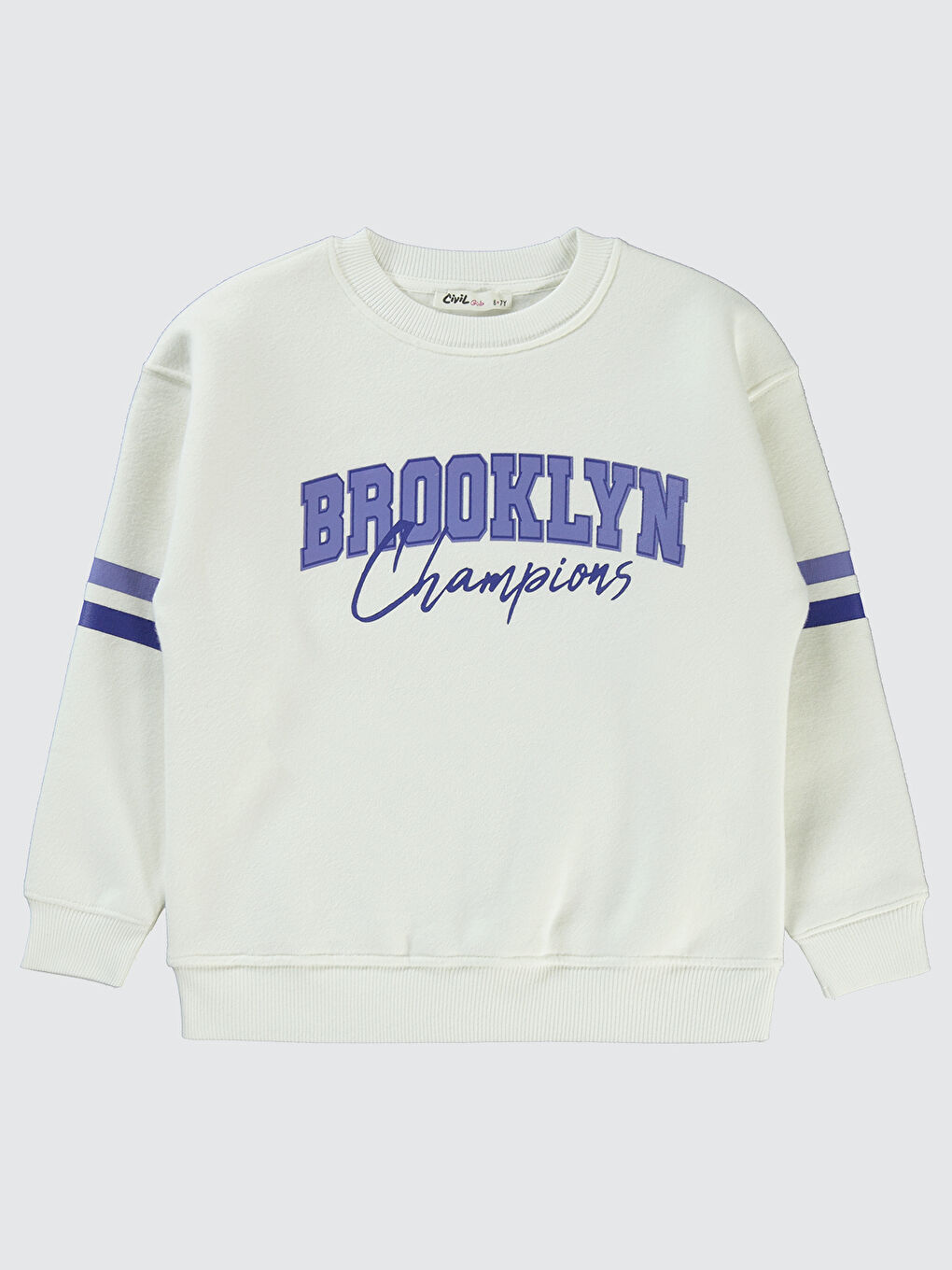 Civil Girls Kız Çocuk Sweatshirt 6-9 Yaş Beyaz