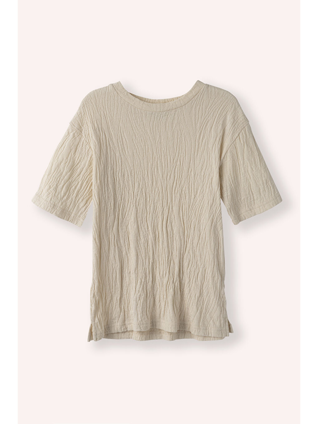 Erkek Çocuk Kısa Kollu T-Shirt Bej