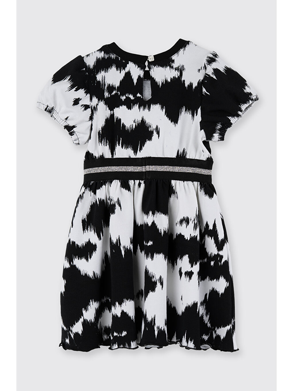 Kız Çocuk Örme Elbise Siyah