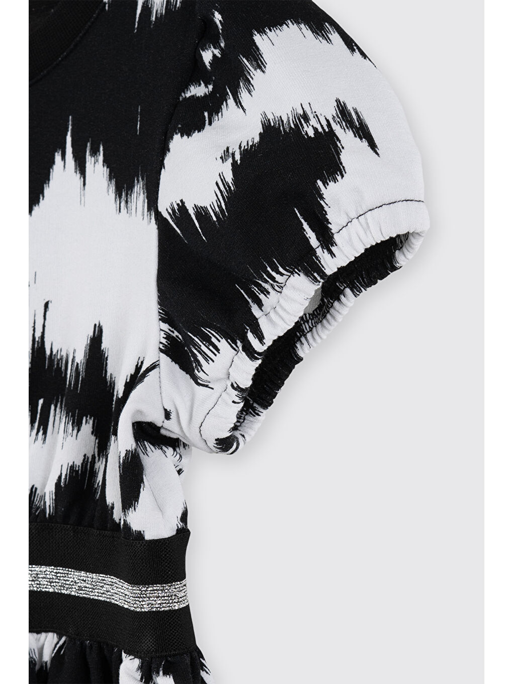 Kız Çocuk Örme Elbise Siyah-1