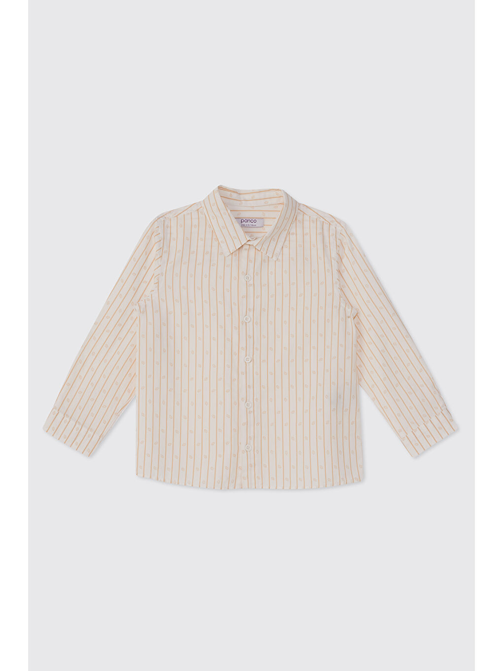 Erkek Çocuk Uzun Kollu Gömlek Ekru