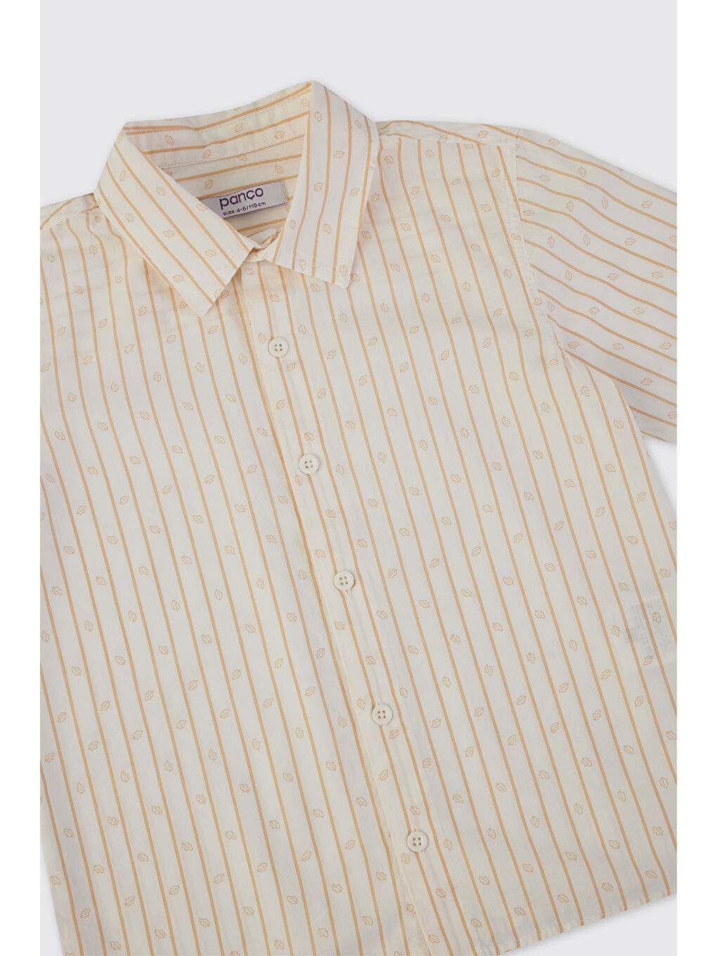 Erkek Çocuk Uzun Kollu Gömlek Ekru-2