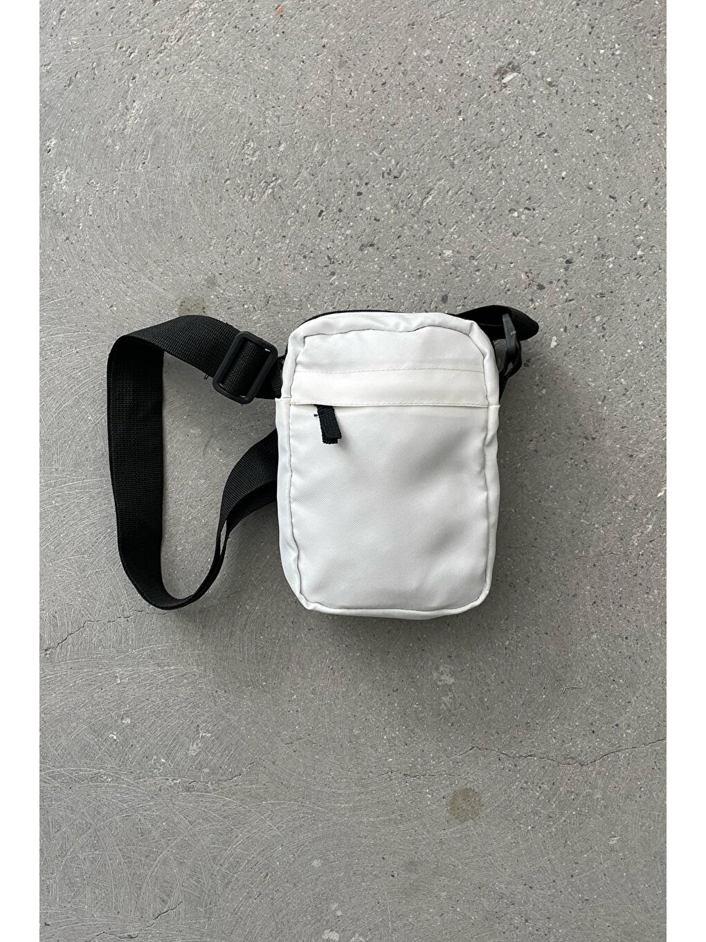Beyaz Erkek Günlük Çapraz Çanta