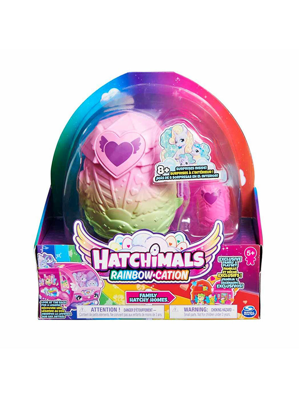 Hatchimals Renksiz House 4 Family Sürpriz Figürler Playset 2 Sezon 6064442 - 5