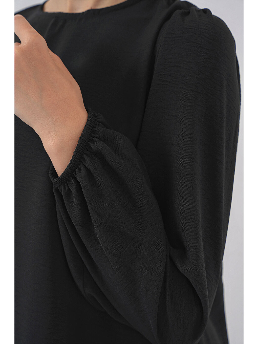 Ayrobin Tunik Pantolon Alt Üst Takım 6712 - Siyah-4