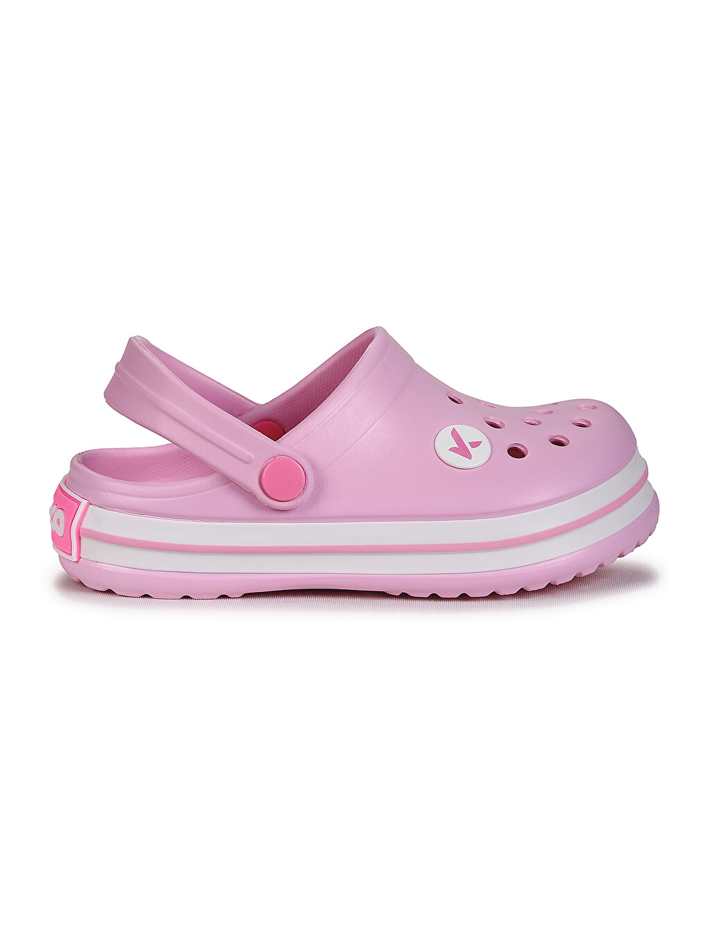 Pembe Magda Eva Plaj Havuz Okul Kreş Kız Çocuk Terlik-1