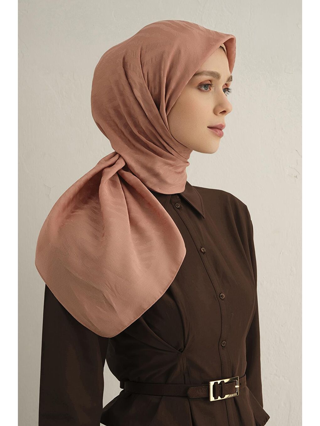 Pembe Pamora Eşarp 1 37-1