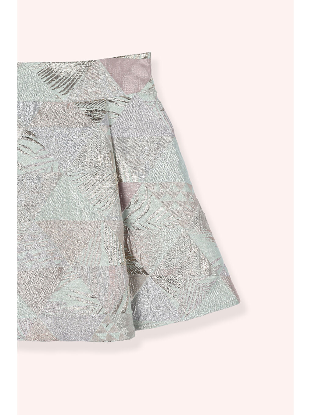 Kız Çocuk Dokulu Etek Lila-2