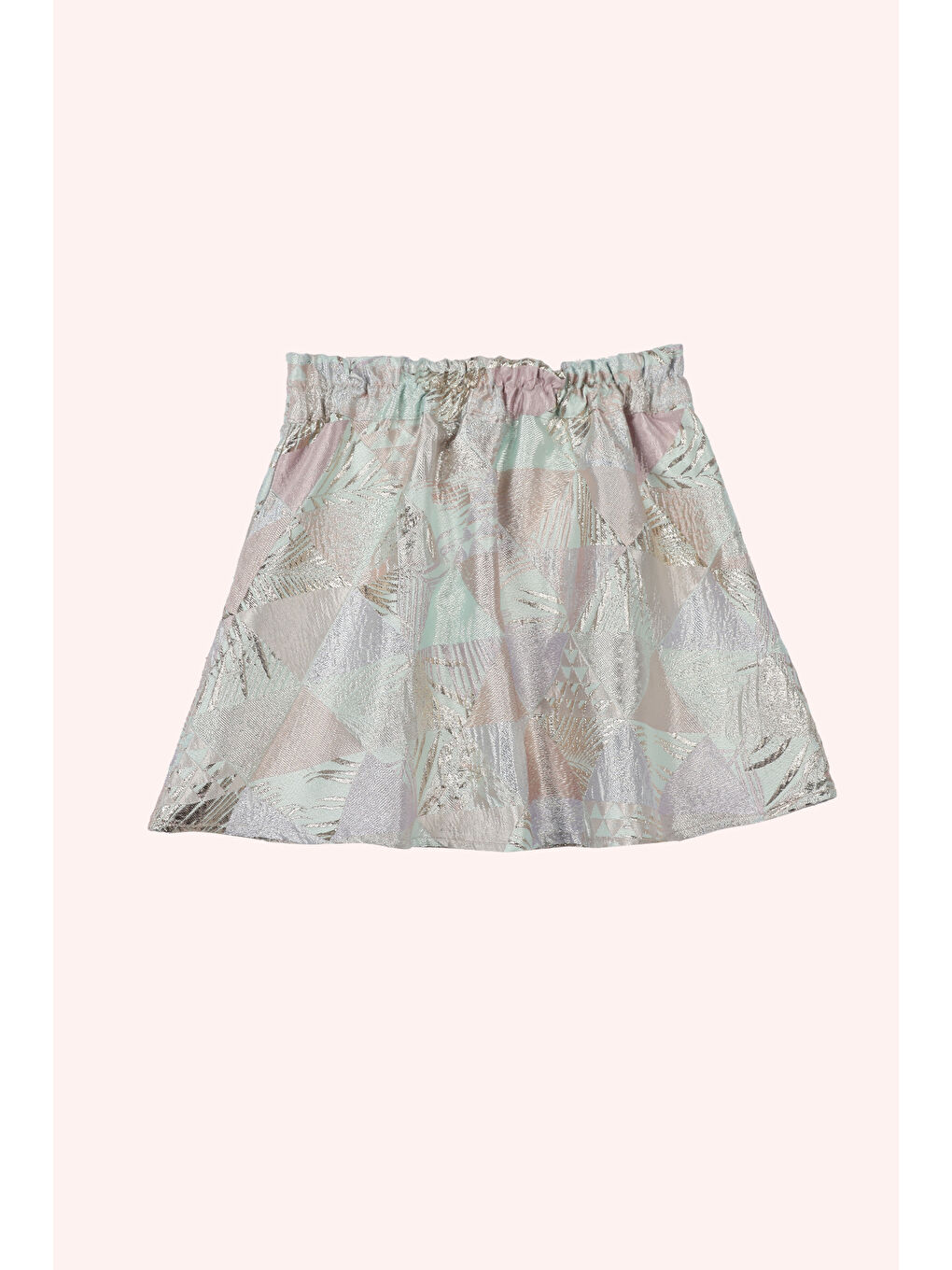 Kız Çocuk Dokulu Etek Lila-3