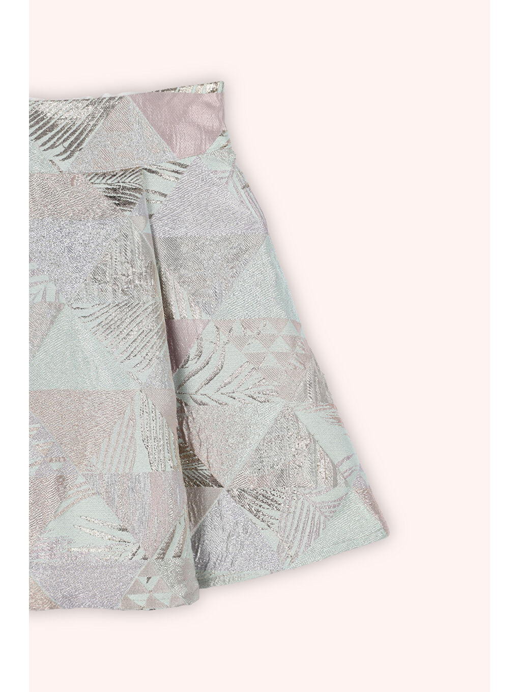 Kız Çocuk Dokulu Etek Lila-4