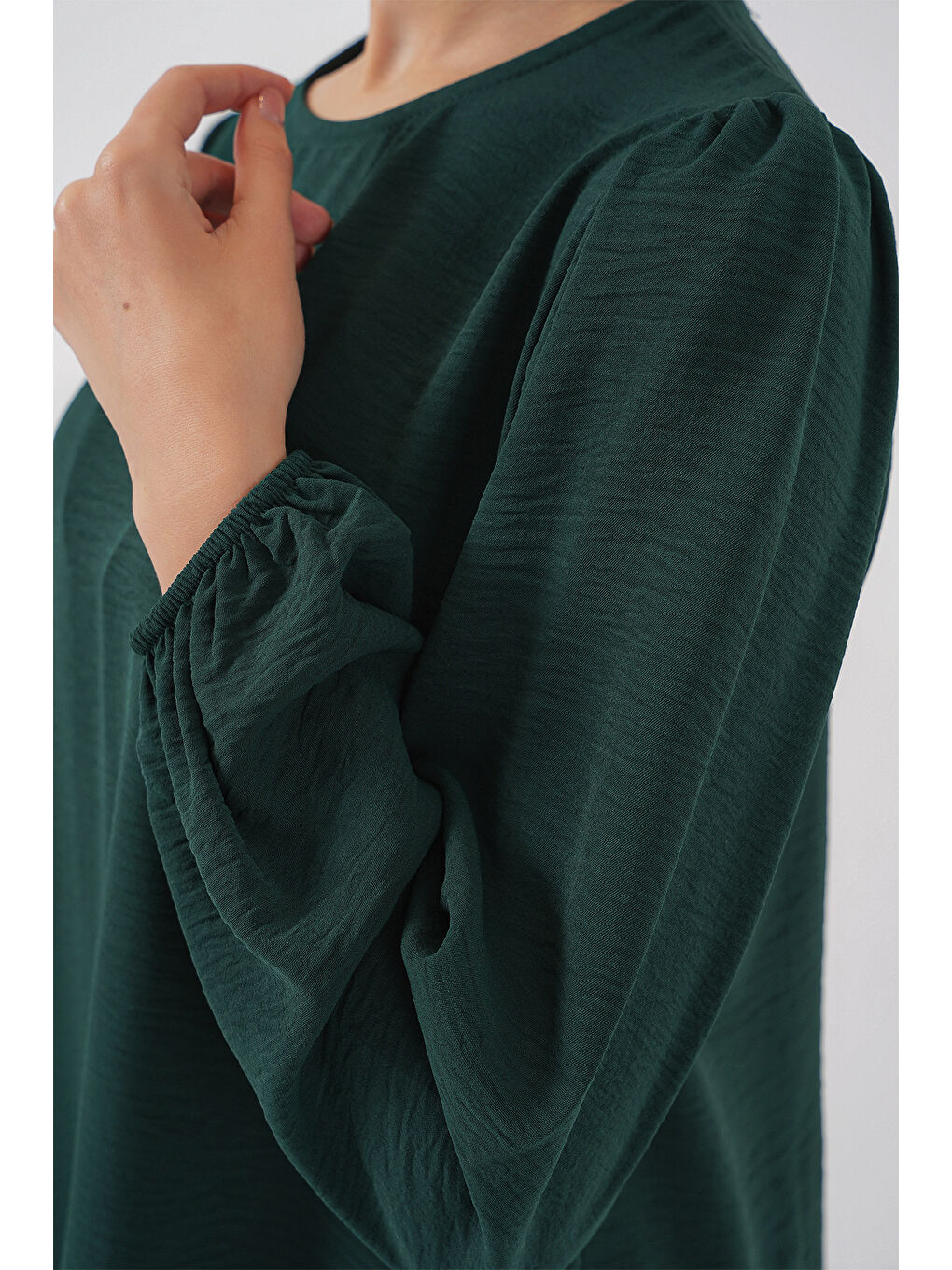 Ayrobin Tunik Pantolon Alt Üst Takım 6712 - Zümrüt Yeşili-4