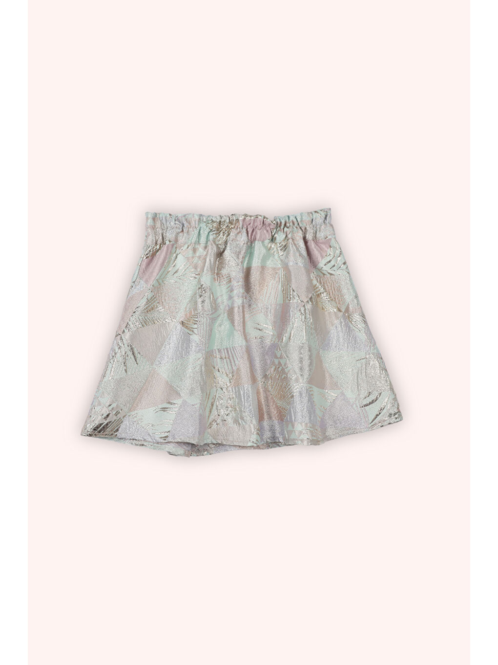 Kız Çocuk Dokulu Etek Lila-5