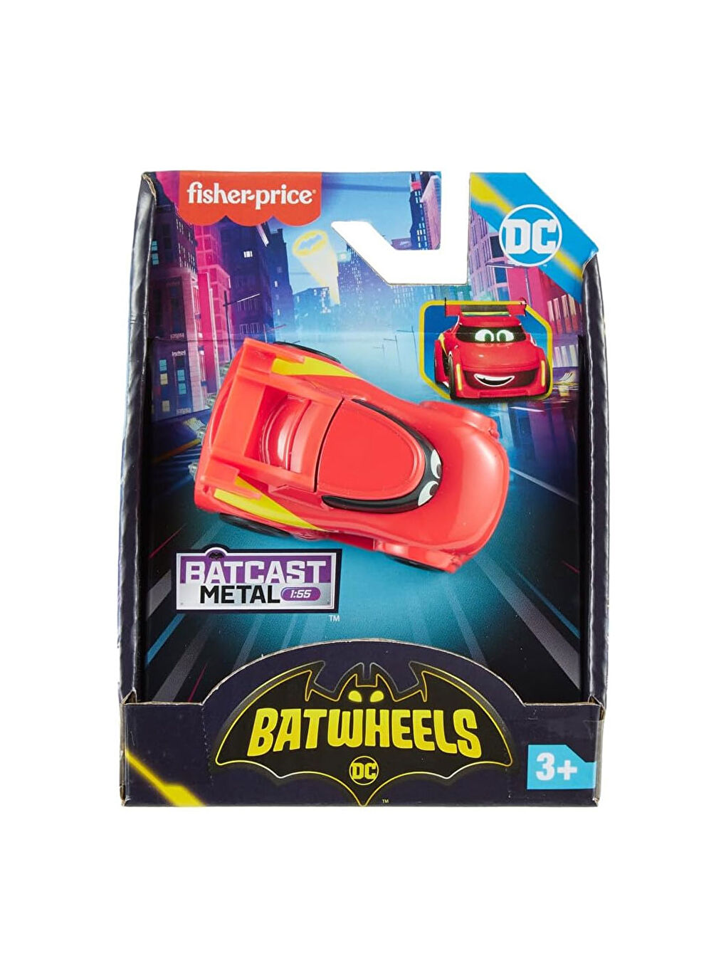 FISHER PRICE Renksiz Fisher-Price Batwheels Bam Batmobile HML12-HML17